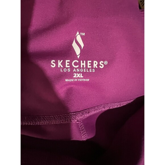 Skechers Leggings Women's GO Walk High Waisted 7/8 Magenta Size 2XL NEW - Picture 7 of 12